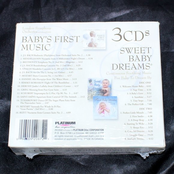 Sweet Baby Dreams Baby's First Music CD - Picture 2 of 3